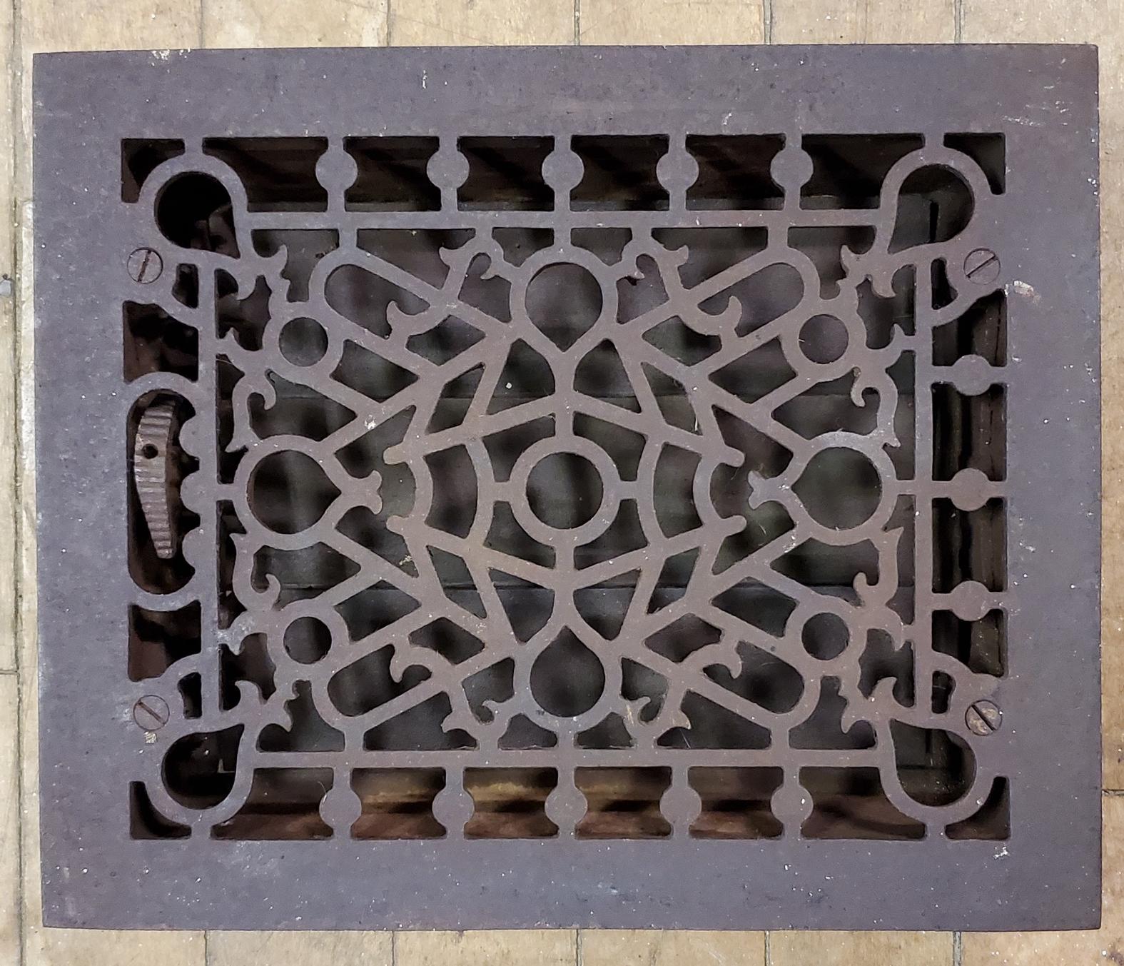 8 x 10 Cast Iron Grate -009