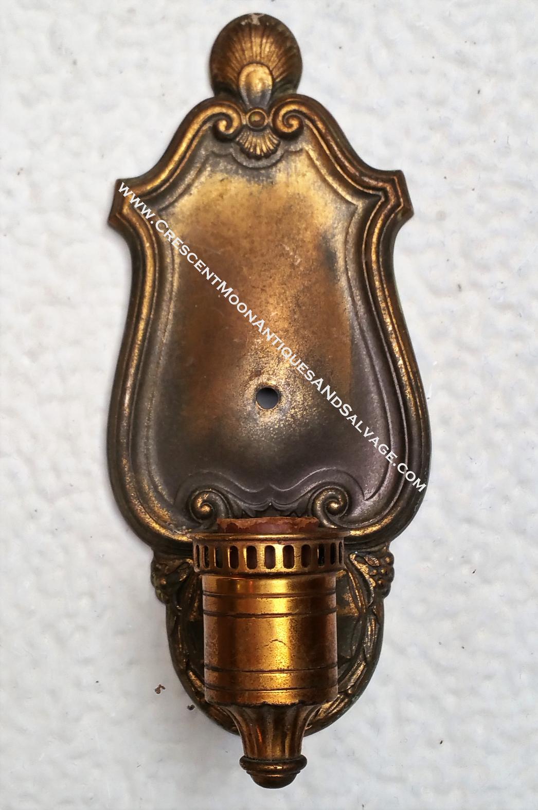 Lightolier After Sunset Series Sconce Crescent Moon Antiques and