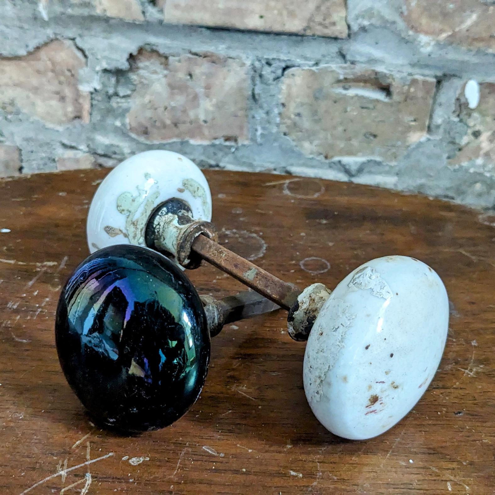 Antique Ceramic Door Knobs