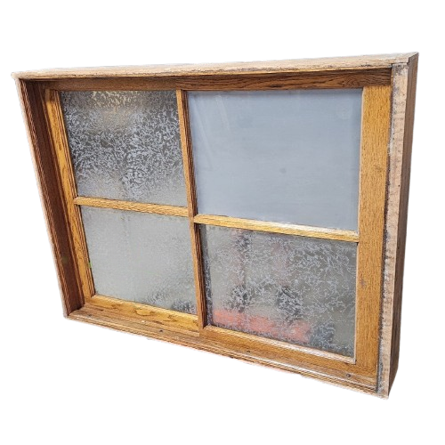 Oak 4 Pane Window