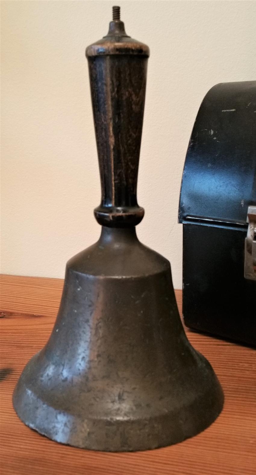 Antique Brass School Bell