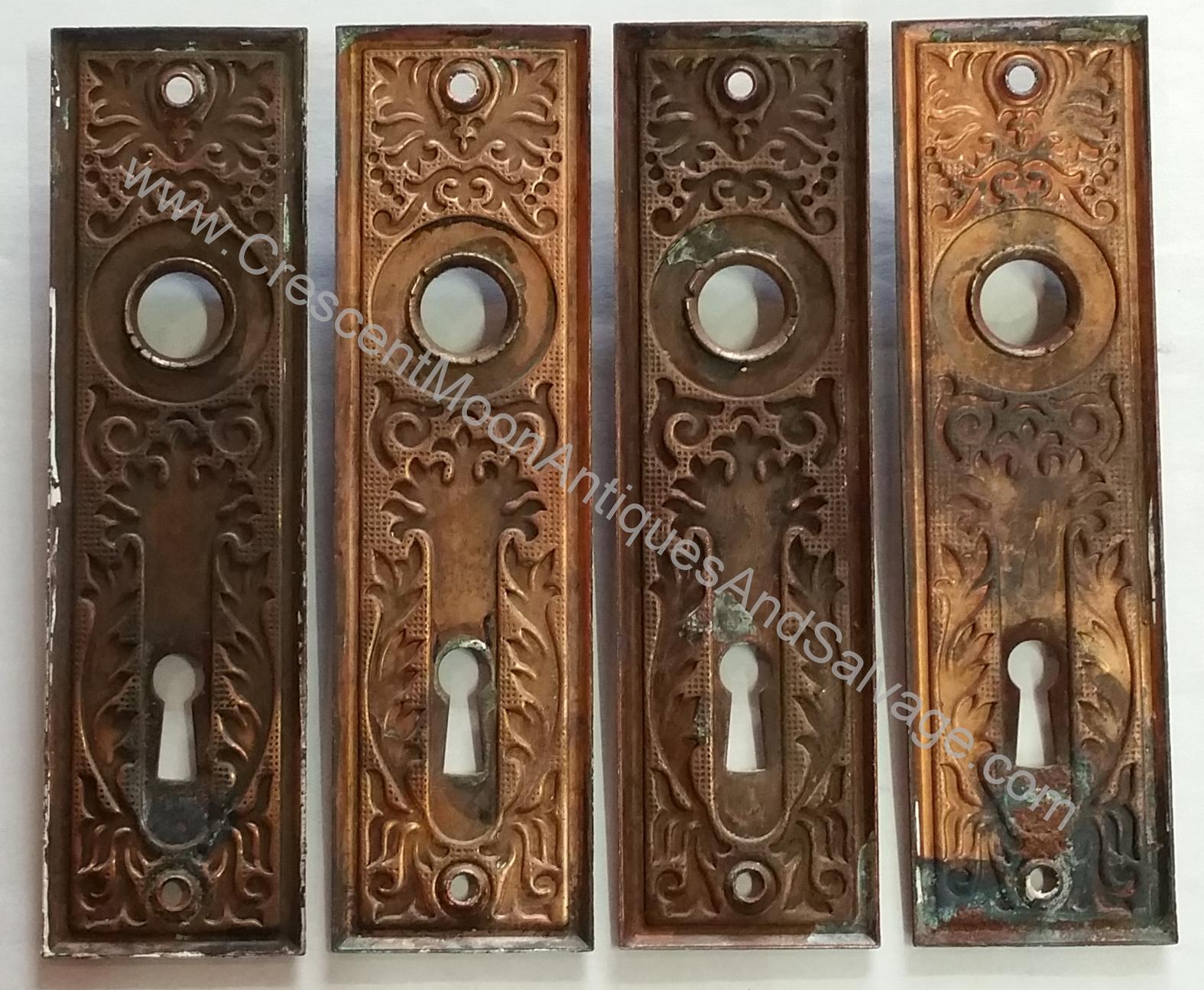 Decorative Faceplates Door Plates 018 Crescent Moon Antiques and