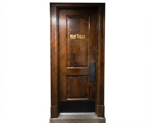 Antique Solid Birch 2-Panel Door