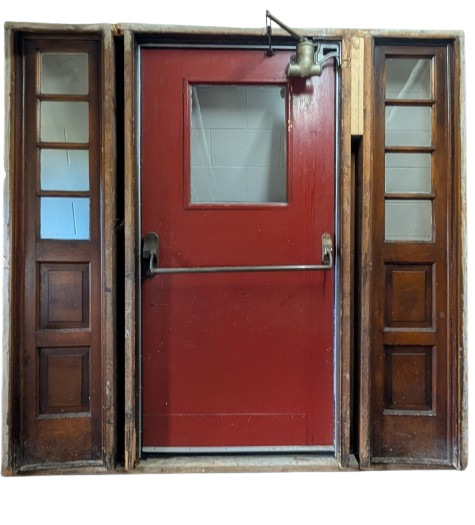 Steel Entry Door w/ Wooden Side Lites
