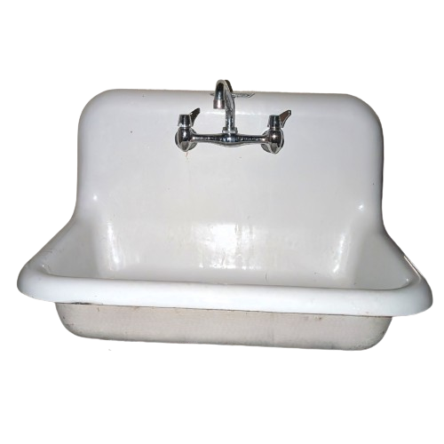 High Back Apron Sink